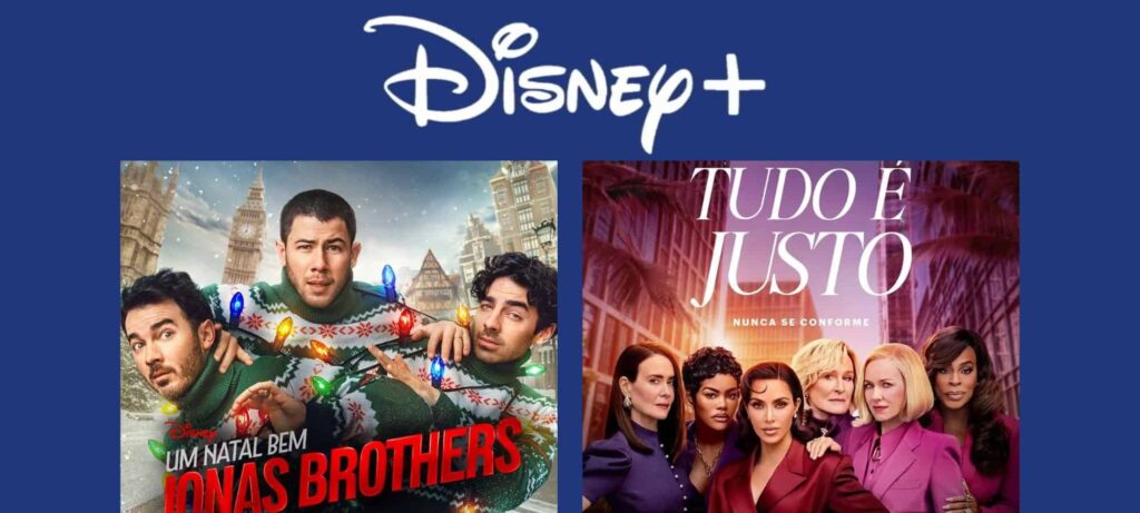 Disney+: estreias entre 10 e 16 de novembro reúnem filme natalino dos Jonas Brothers, novos episódios de séries e evento ao vivo de The Voice Brasil