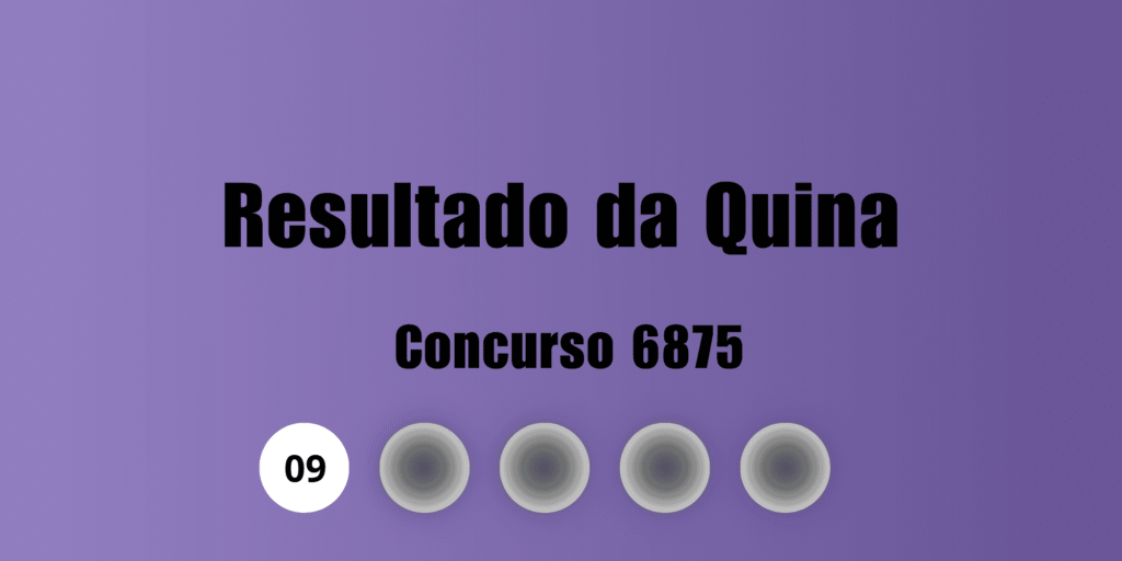 Quina 6875: números sorteados, prêmio estimado e informações completas sobre próximos concursos