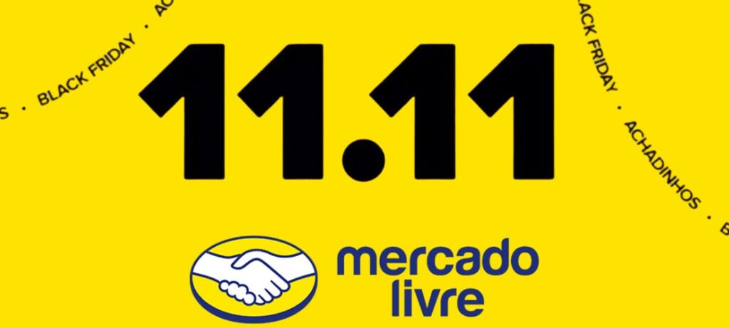 11.11 no Mercado Livre: campanha libera mais de R$ 100 milhões em cupons, ofertas de até 70% e frete grátis